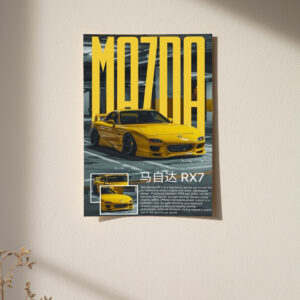 Mazda RX7 Poster