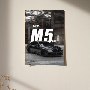 Bmw m5 F90 Poster 