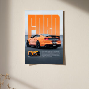 Ford Mustang Shelby GT 500 Poster
