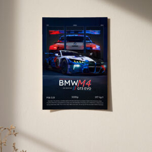 BMW M4 GT3 EVO Poster