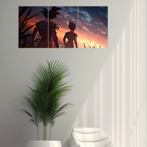 Goku Split Design Poster