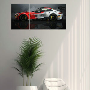 Mercedes AMG Split Design Poster