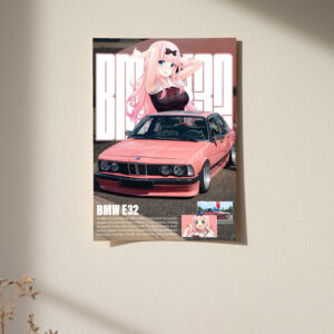 BMW E32 Poster