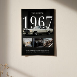 Ford Mustang 1967 Poster