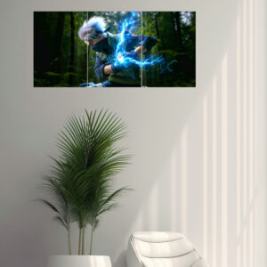 Kakashi Hatake Split Design Poster