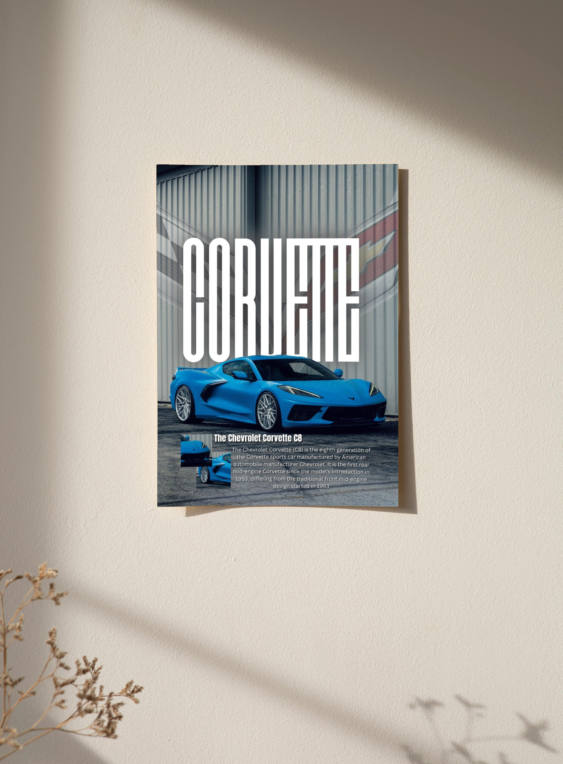 Chevrolet Corvette c8 Poster