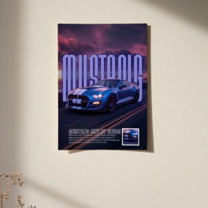 Mustang Shelby GT500 Poster