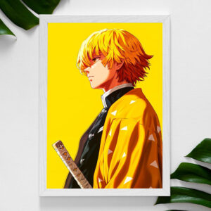 Zenitsu Agatsum (Demon slayer) Poster