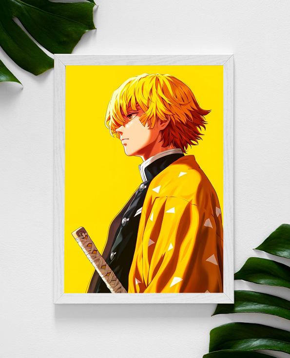 Zenitsu Agatsum (Demon slayer) Poster