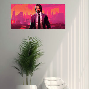 John Wick Split Design Poster