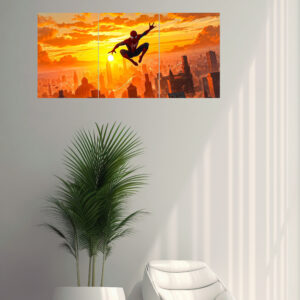 Spider-Man Split Design Poster