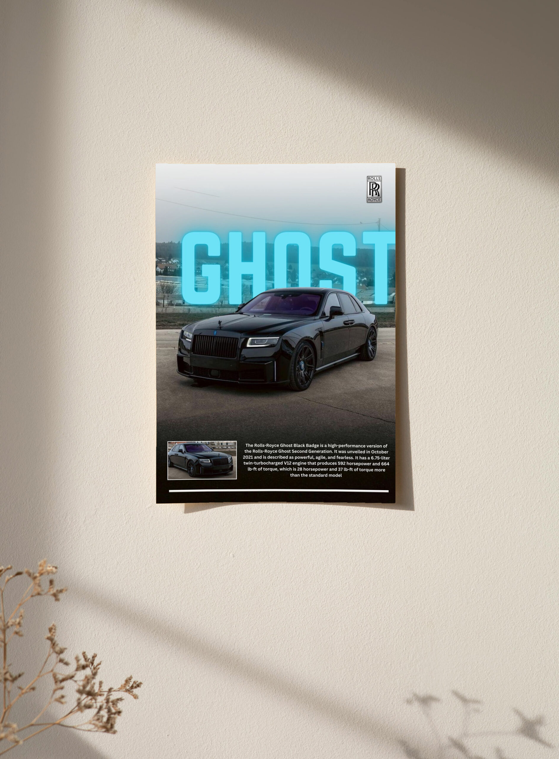  Rolls-Royce Ghost Poster