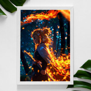 Kyōjurō Rengoku ( Demon Slayer ) Poster