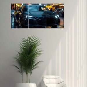 Audi R8 Split Design Poster