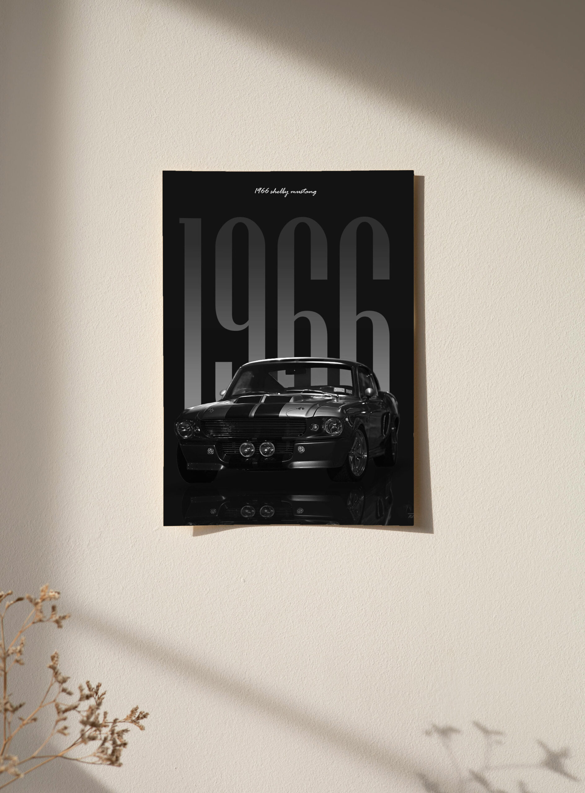 1966 Shelby Mustang Poster