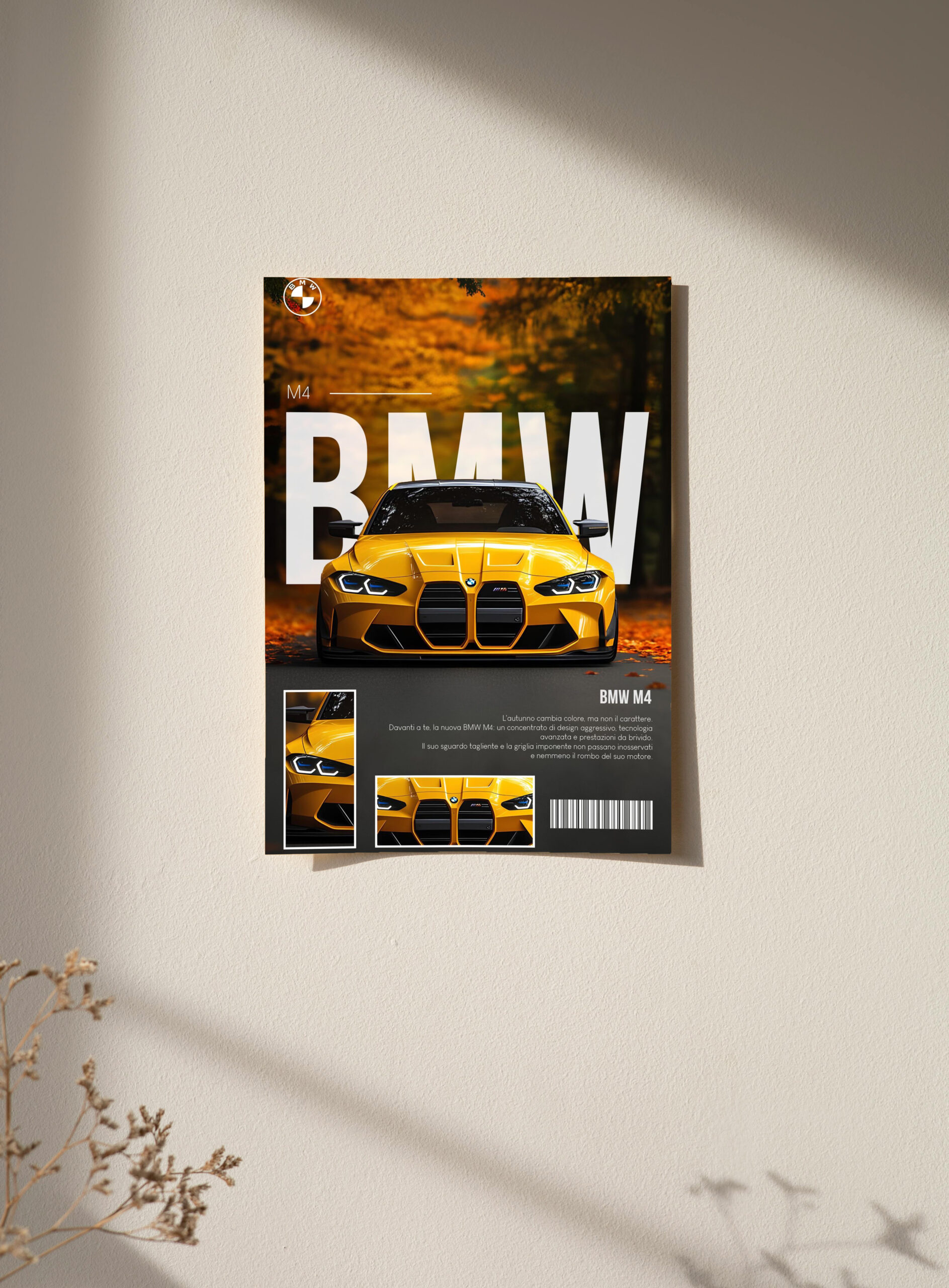 BMW M4 Poster