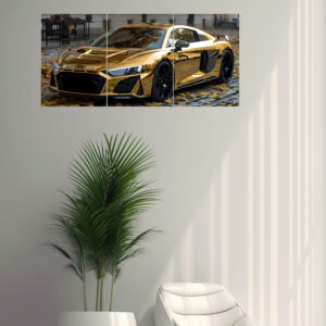 Audi R8 Split Design Poster