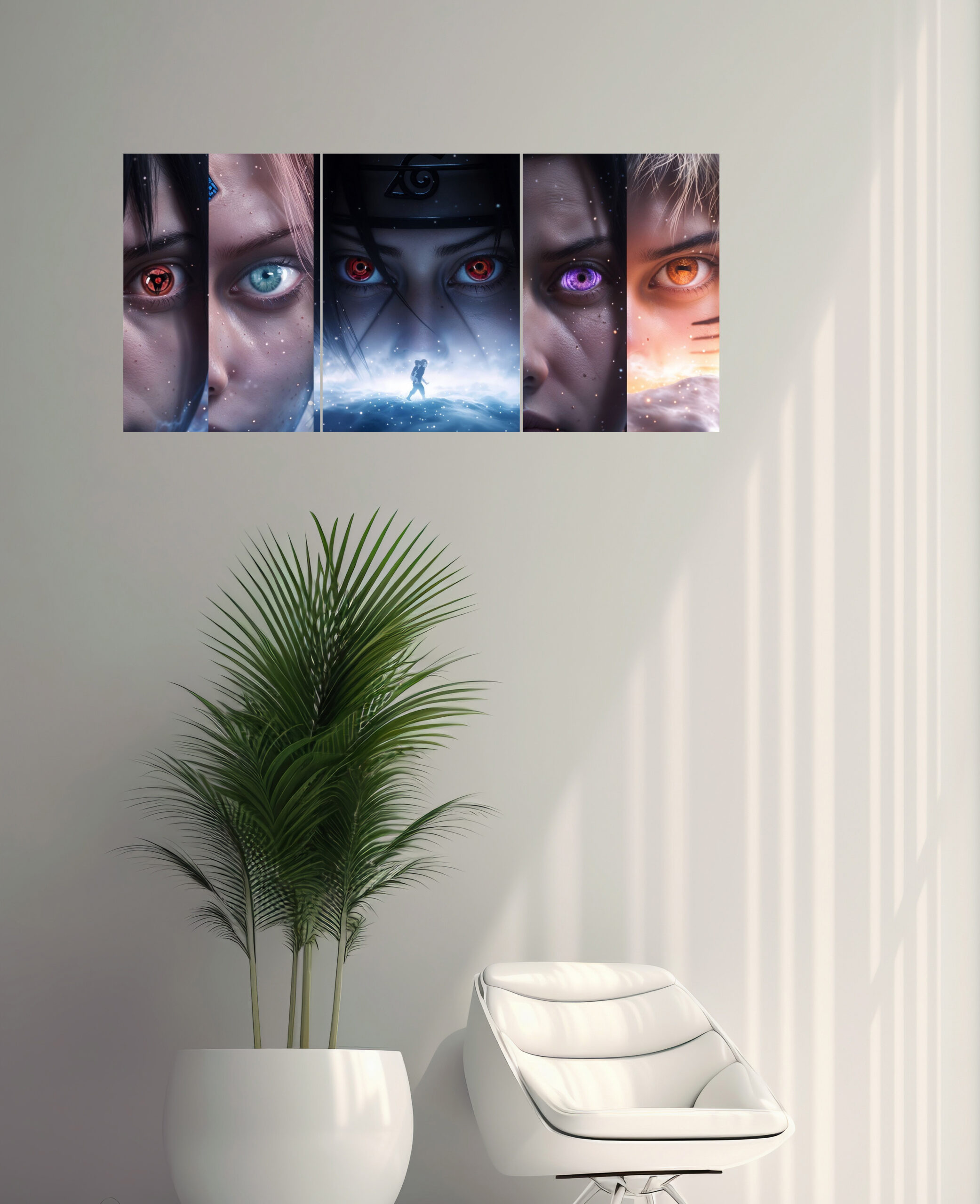 Anime Split Design Poster