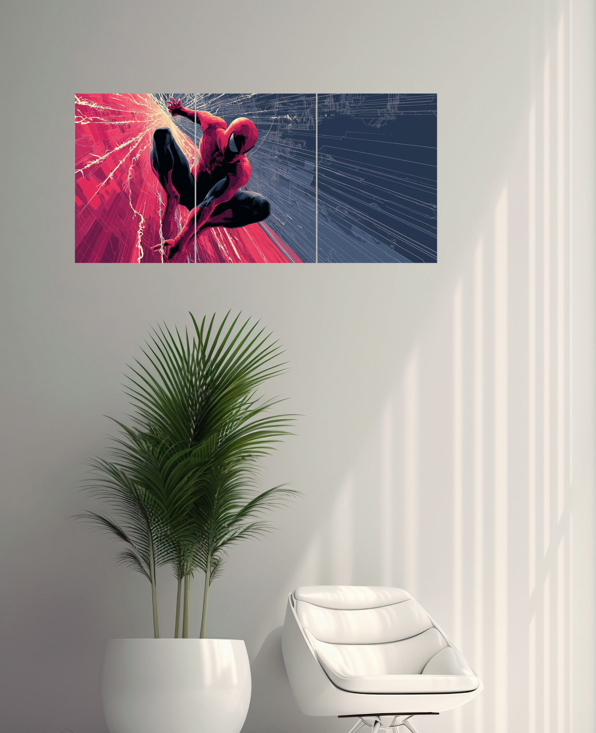 Spider-Man Split Design Poster