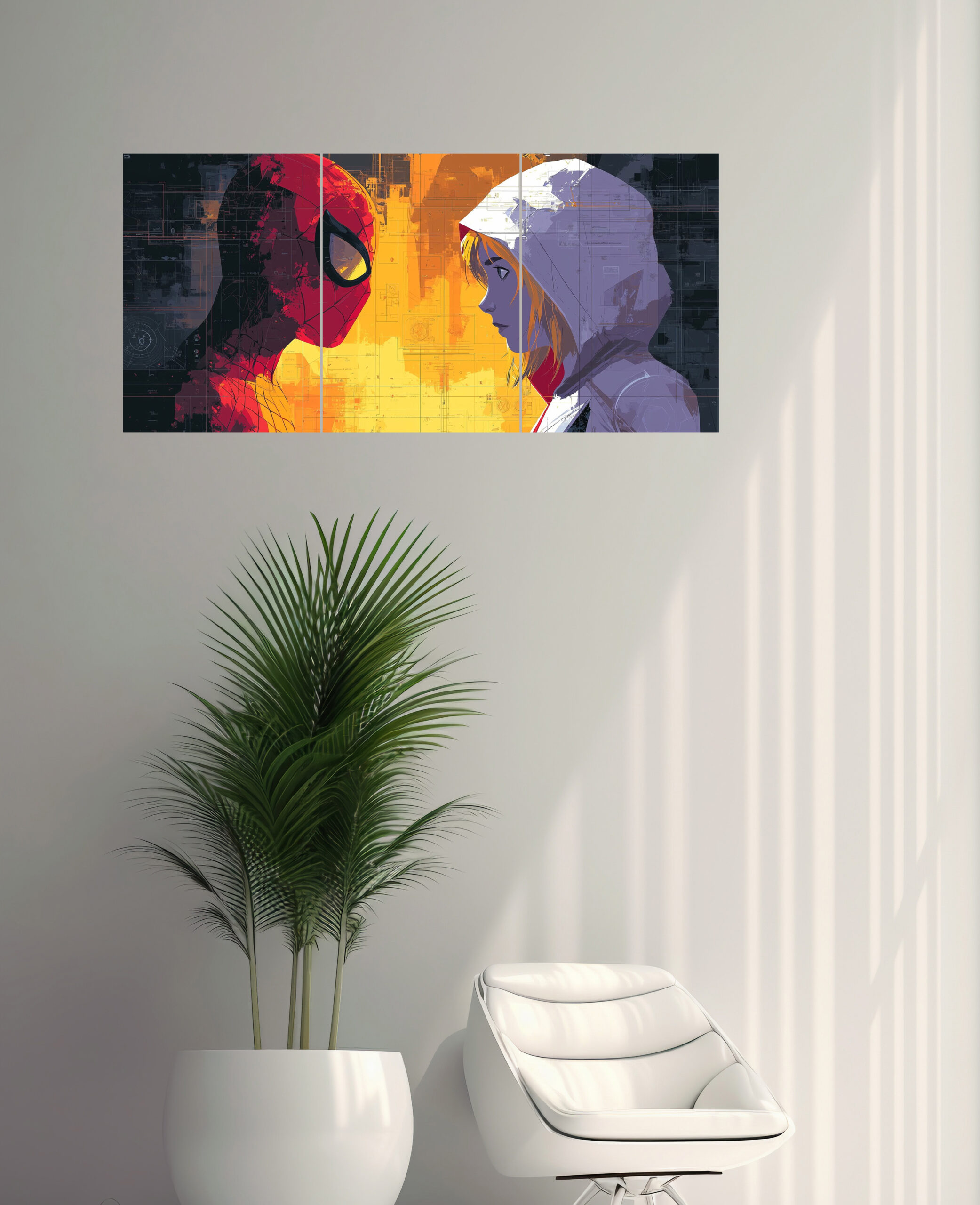 Spider-Man Split Design Poster