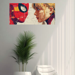 Spider-Man Split Design Poster