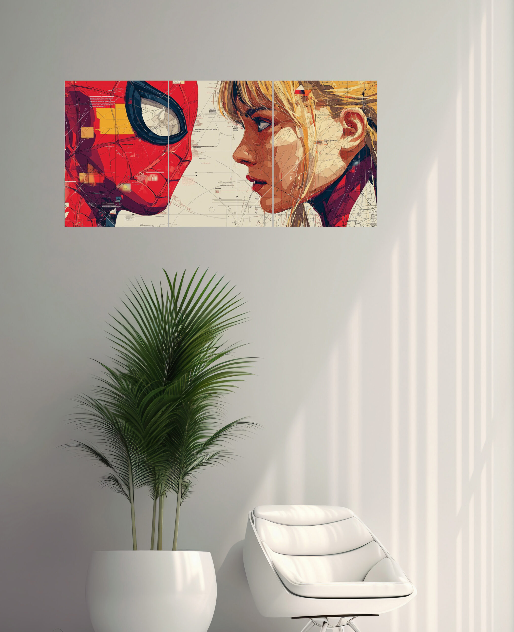 Spider-Man Split Design Poster