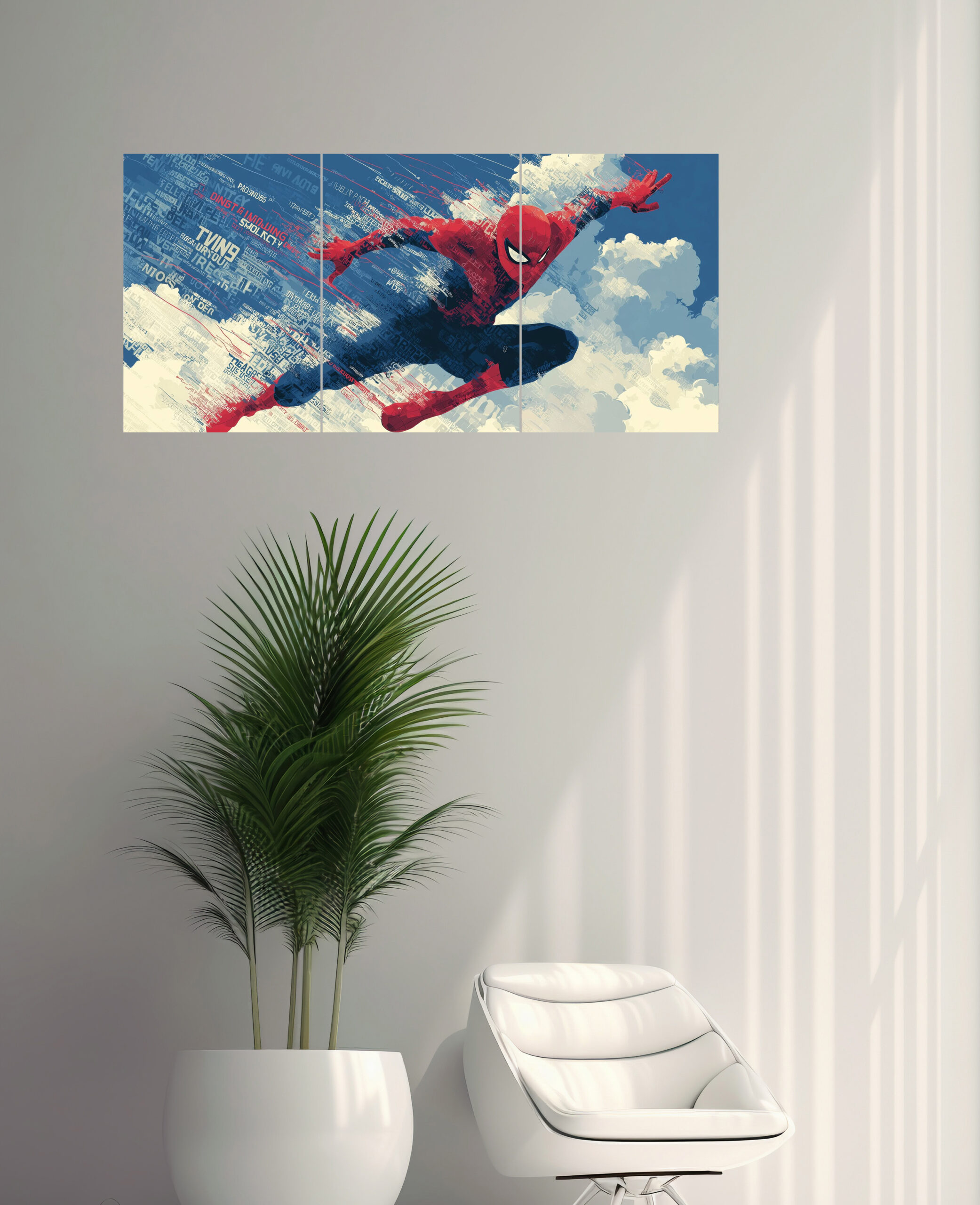 Spider-Man Split Design Poster