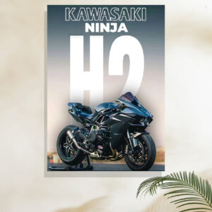 Kawasaki Ninja H2 Poster