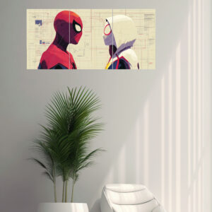 Spider-Man Split Design Poster
