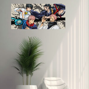 Jujutsu kaisen Split Design Poster