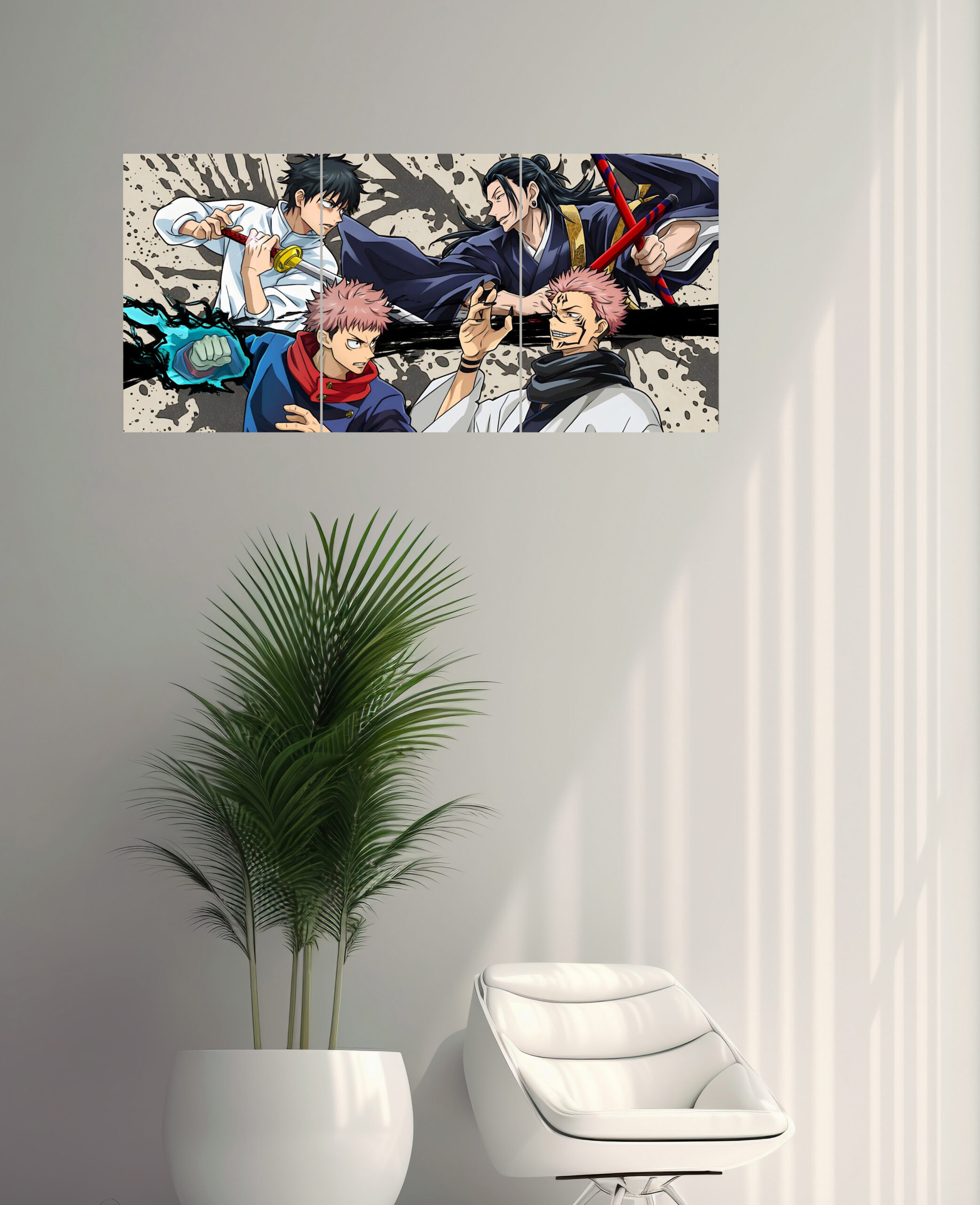 Jujutsu kaisen Split Design Poster