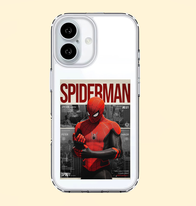 Spider man post card